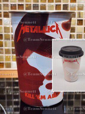 Metallica Color Changing Metal Cold Cup / Kill 'Em All / Sphere Las Vegas 2026